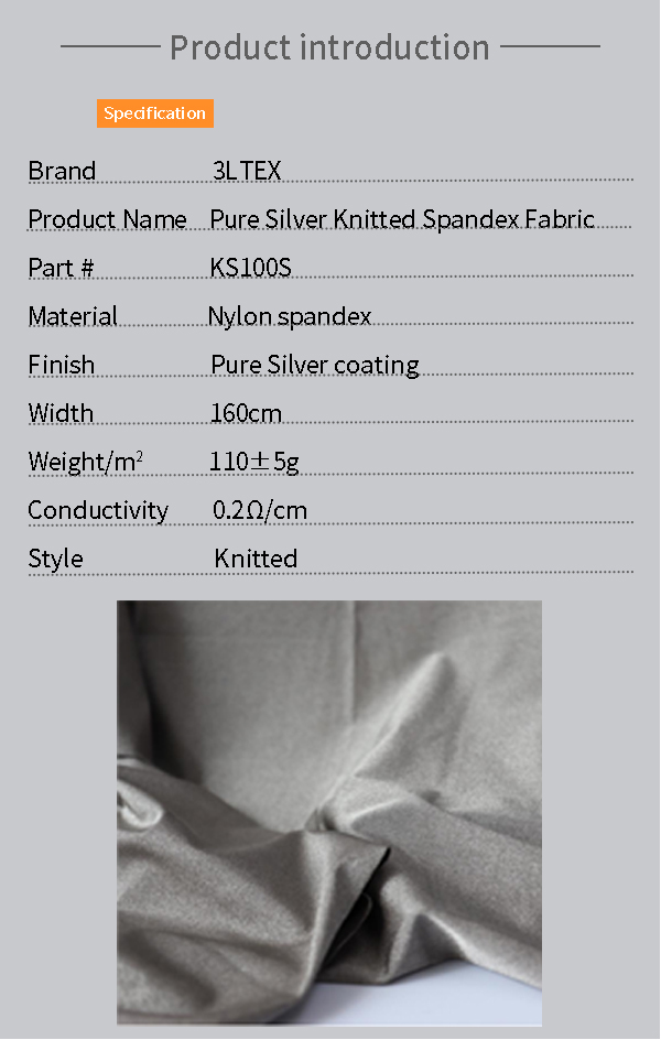 China Silver coated polyamide conductive/shielding fabric manufacturers and  suppliers